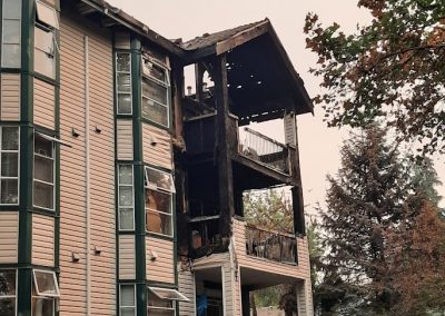 building fire