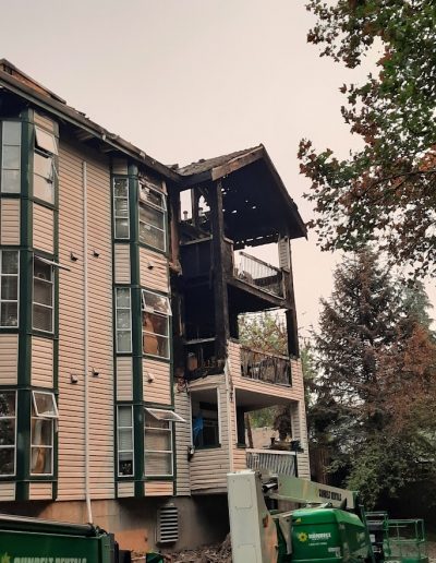 building fire