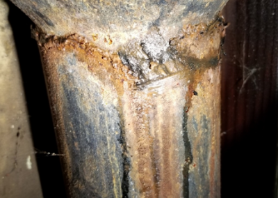 old cast drain