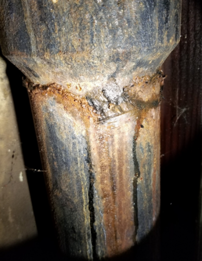 old cast drain