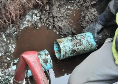 seperated water main