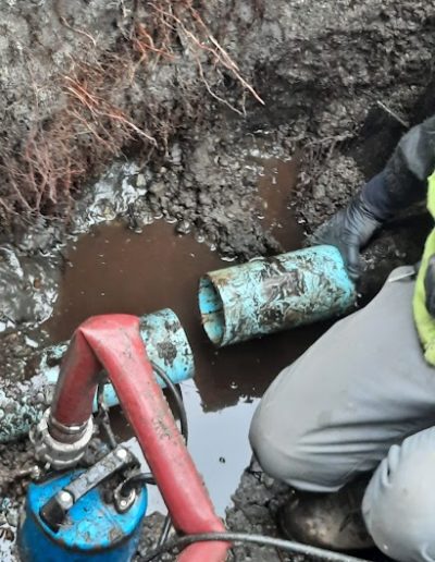 seperated water main