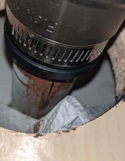 split copper drain